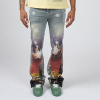 Duaa Sunset Blue Denim Jeans
