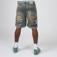 Duaa Sunset Denim Shorts Vintage Amber Wash