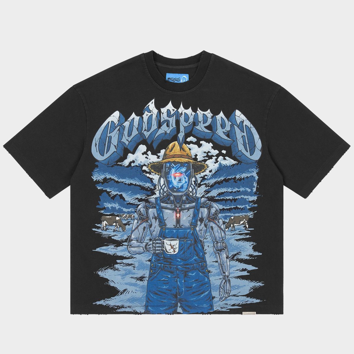 Godspeed Aura Farm II Tee Black
