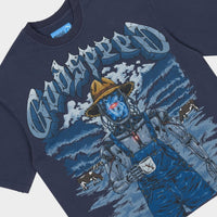 Godspeed Aura Farm II Tee Navy Blue