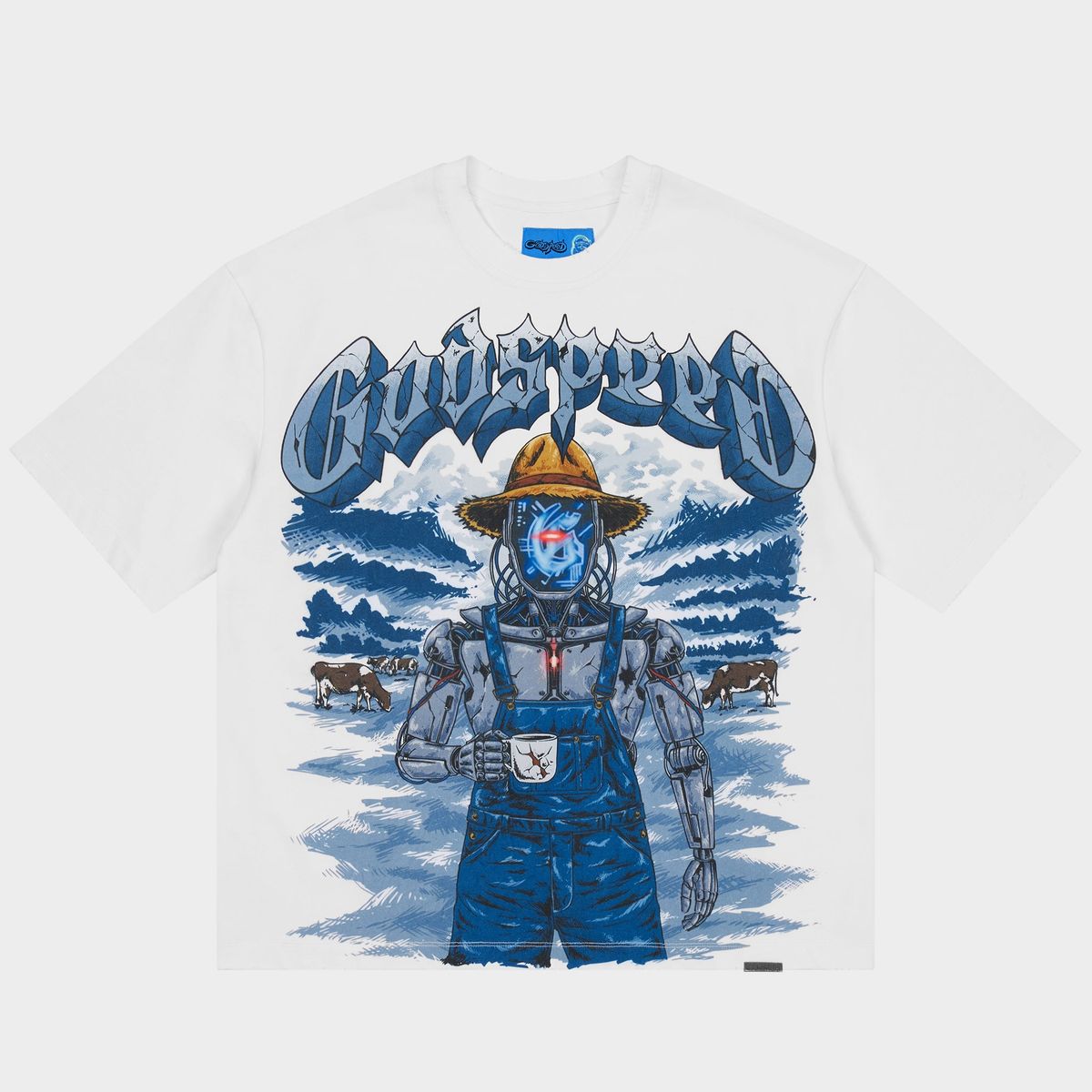 Godspeed Aura Farm II Tee White