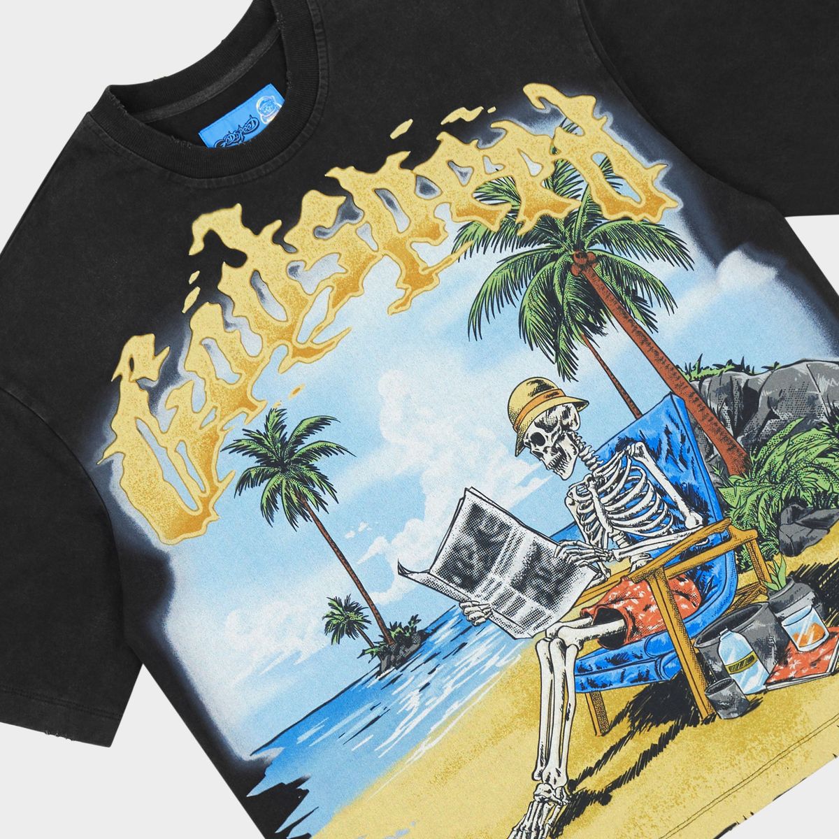 Godspeed Skeleton Beach II Tee Black