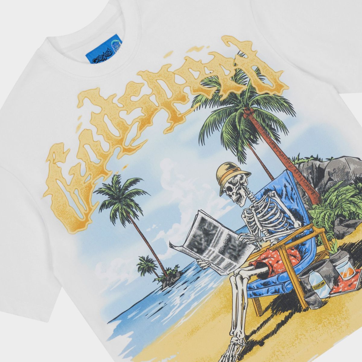 Godspeed Skeleton Beach II Tee White
