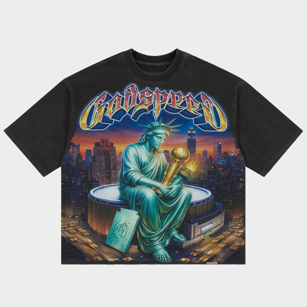 Godspeed Finally Tee Black