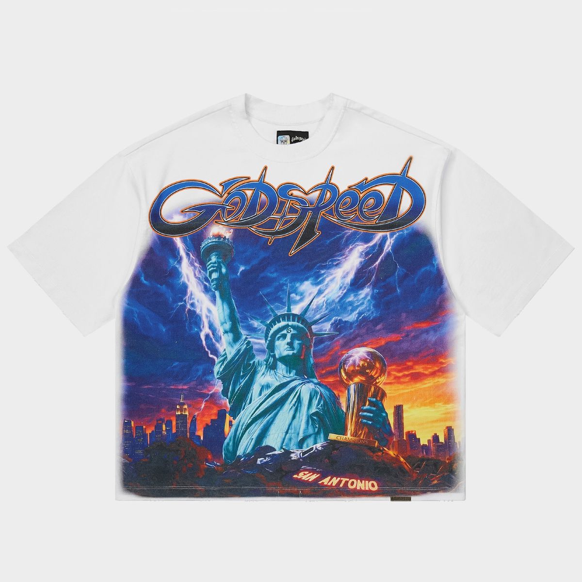 Godspeed Liberty Reigns Tee White