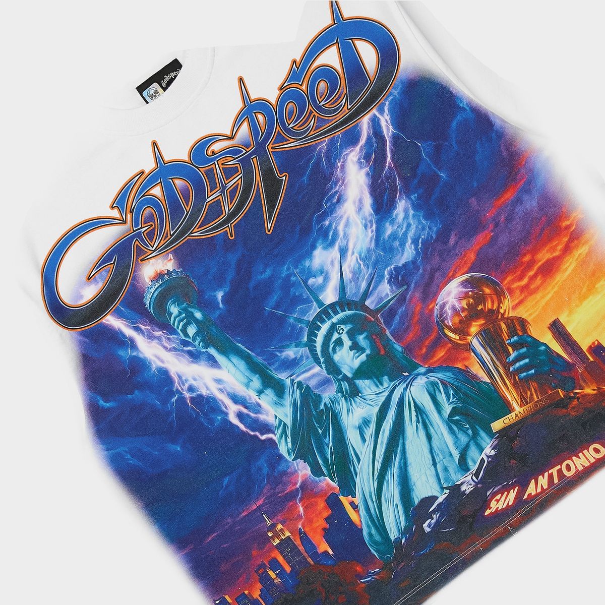 Godspeed Liberty Reigns Tee White