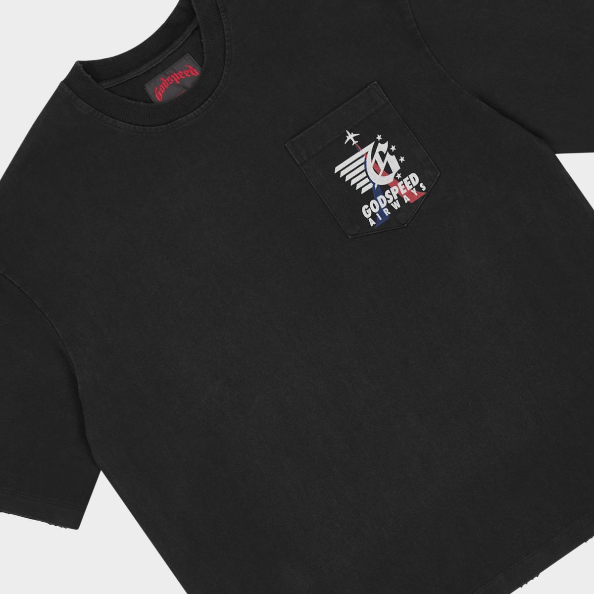 Godspeed GS Air Paris Pocket Tee Black