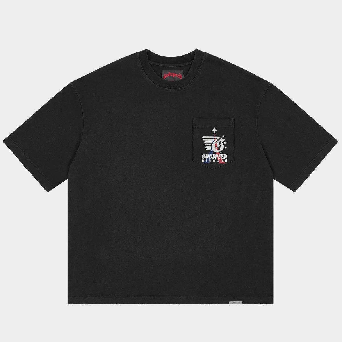 Godspeed GS Air Paris Pocket Tee Black