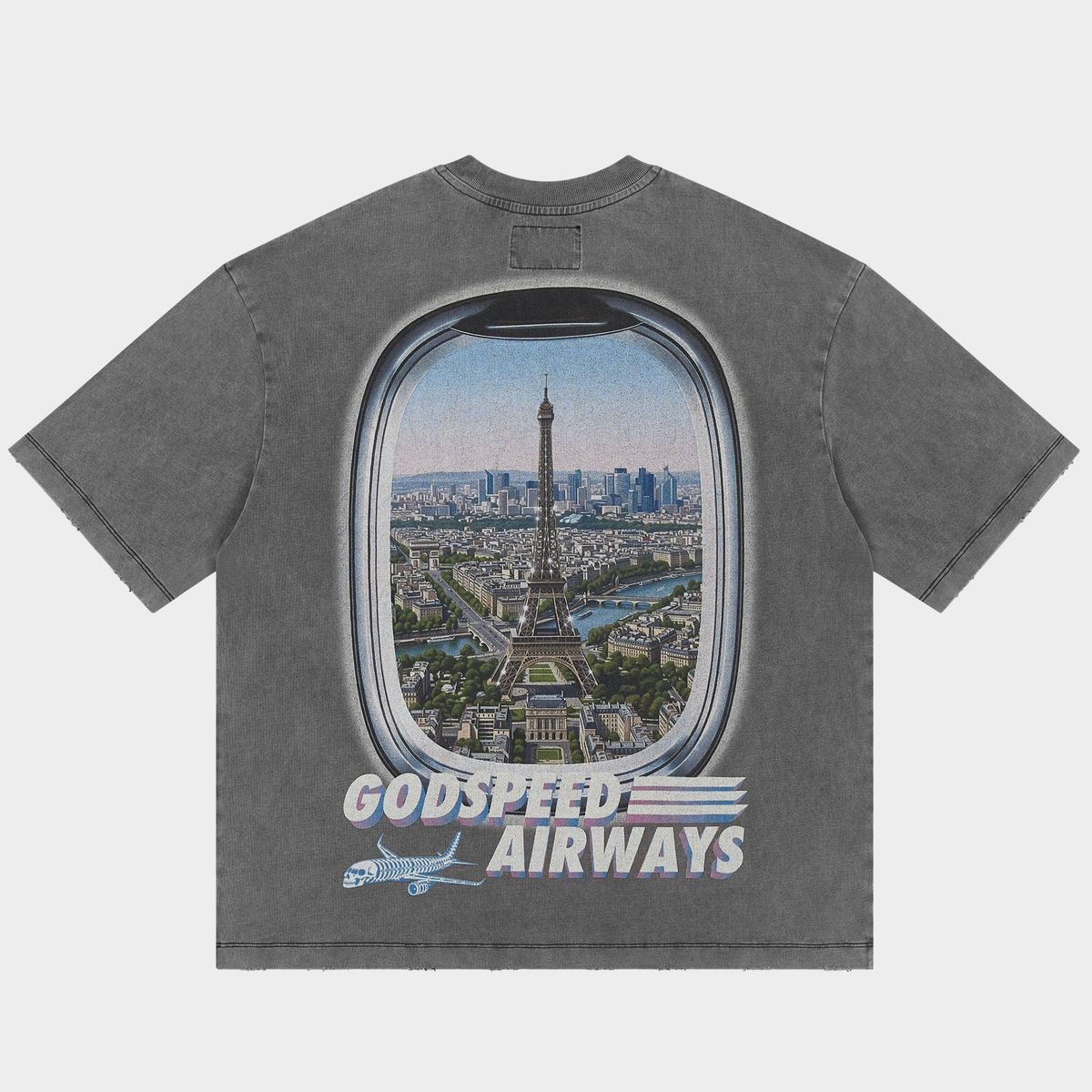 Godspeed GS Air Paris Pocket Tee Grey Wash
