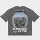 Godspeed GS Air Paris Pocket Tee Grey Wash