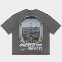 Godspeed GS Air Paris Pocket Tee Grey Wash