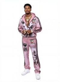 Rare Peace League Jogger Set Dust Pink
