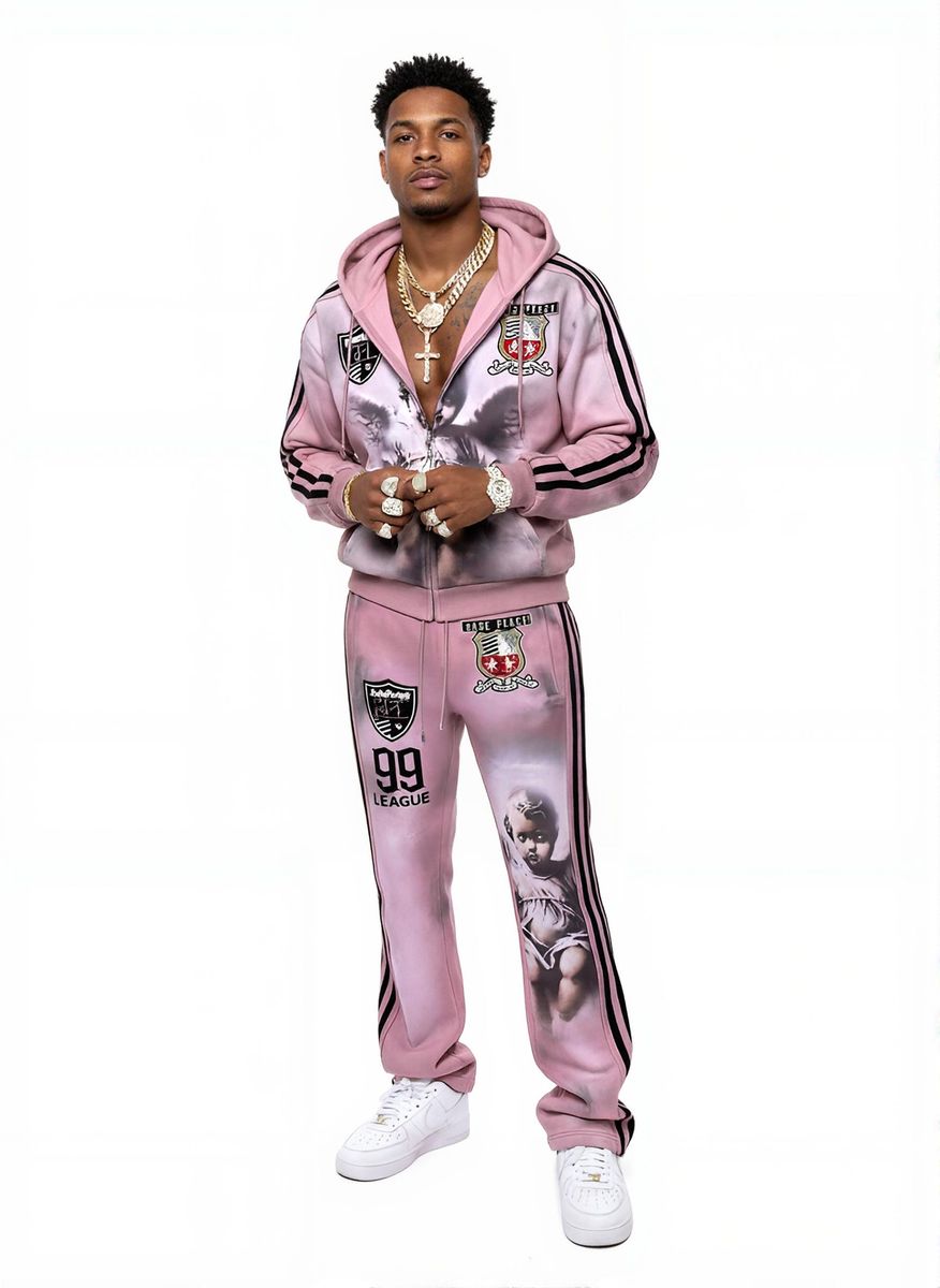 Rare Peace League Jogger Set Dust Pink