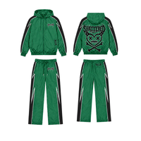 Shattered Hearts Nylon Set Green/Black