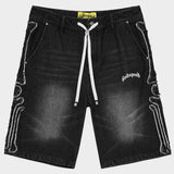 Godspeed Fémur Frayed Denim Shorts Black