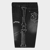 Godspeed Fémur Frayed Denim Shorts Black