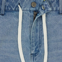 Godspeed Fémur Frayed Denim Shorts Blue
