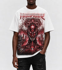 Reelistik NYC Mainframe Rhinestone Tee White