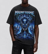 Reelistik NYC Mainframe Rhinestone Tee Black