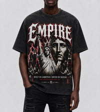Reelistik Nyc Empire Rhinestone Tee Black