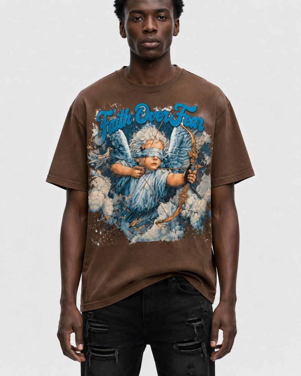 Reelistik NYC Higher Power Tee Brown