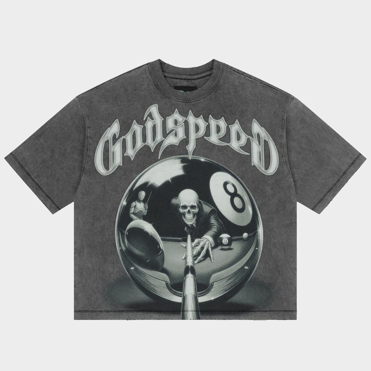 Godspeed 8ball CP Tee Grey Wash