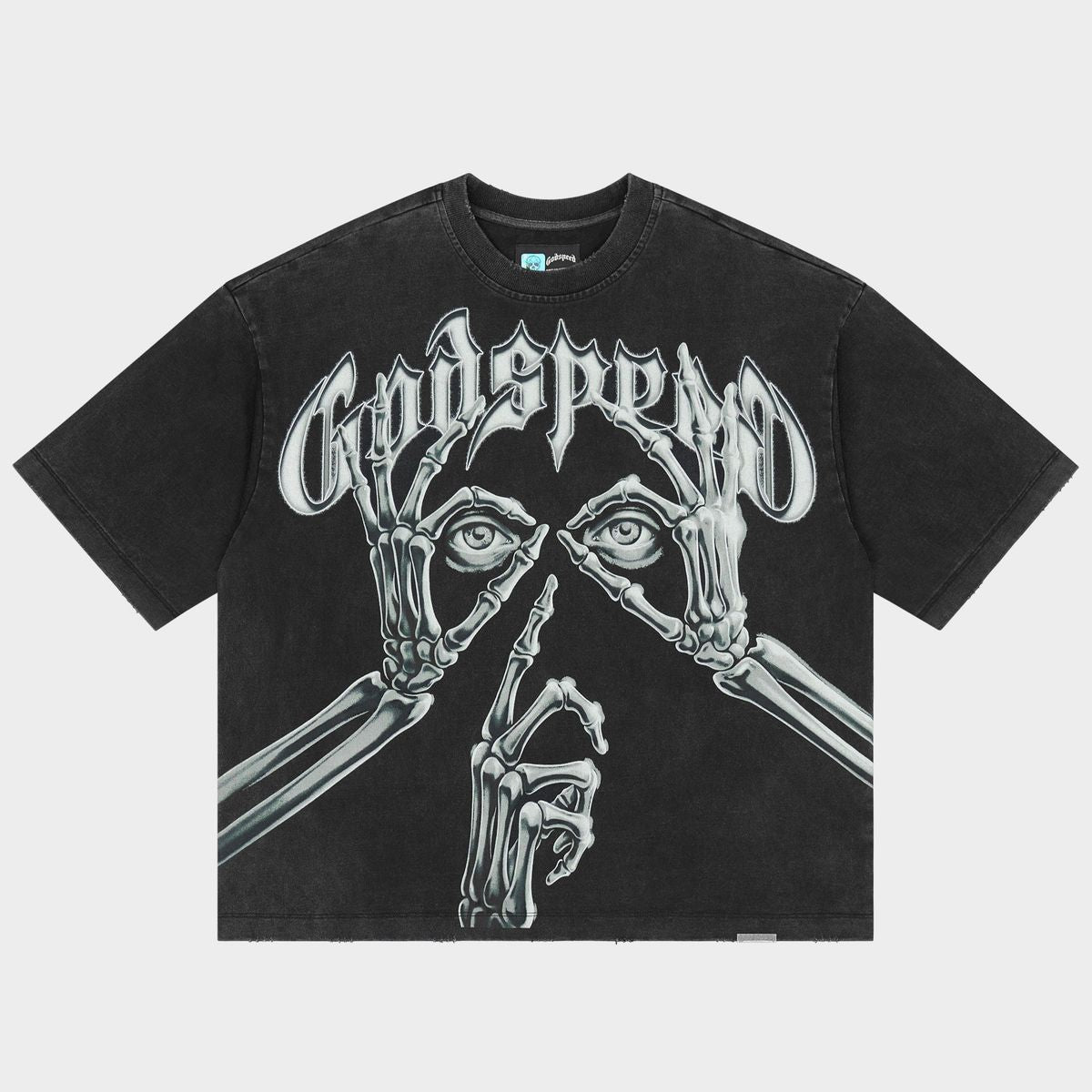 Godspeed Silencio Tee Black Wash