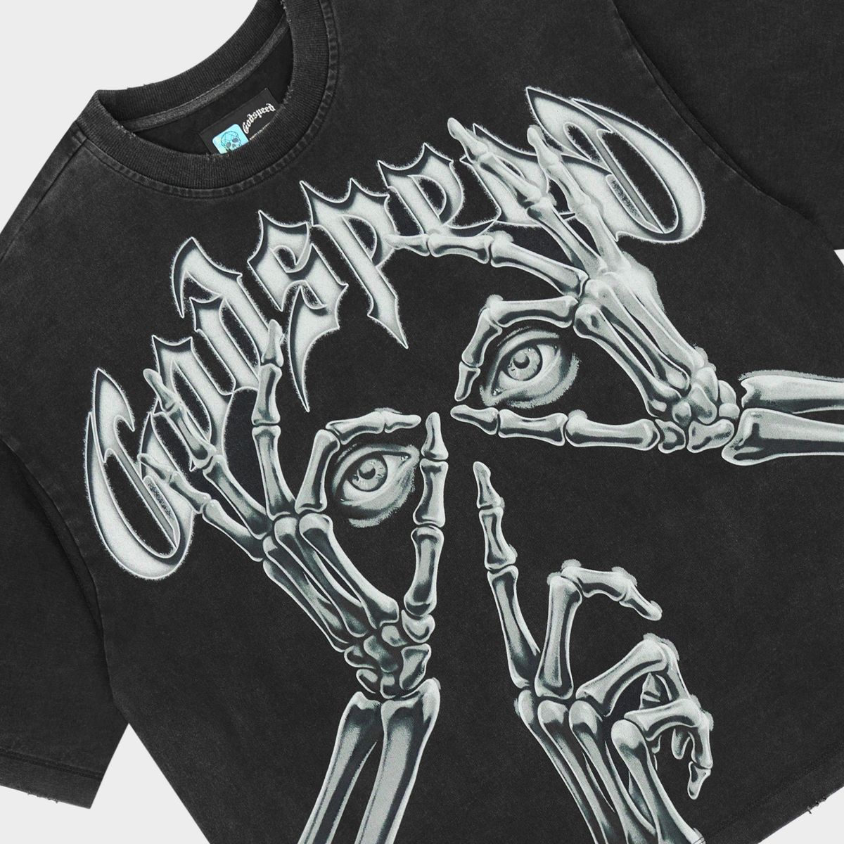 Godspeed Silencio Tee Black Wash