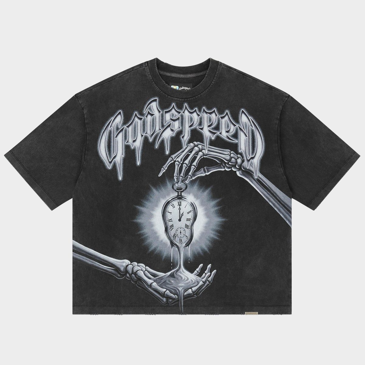 Godspeed Borrowed Time Tee Black Wash