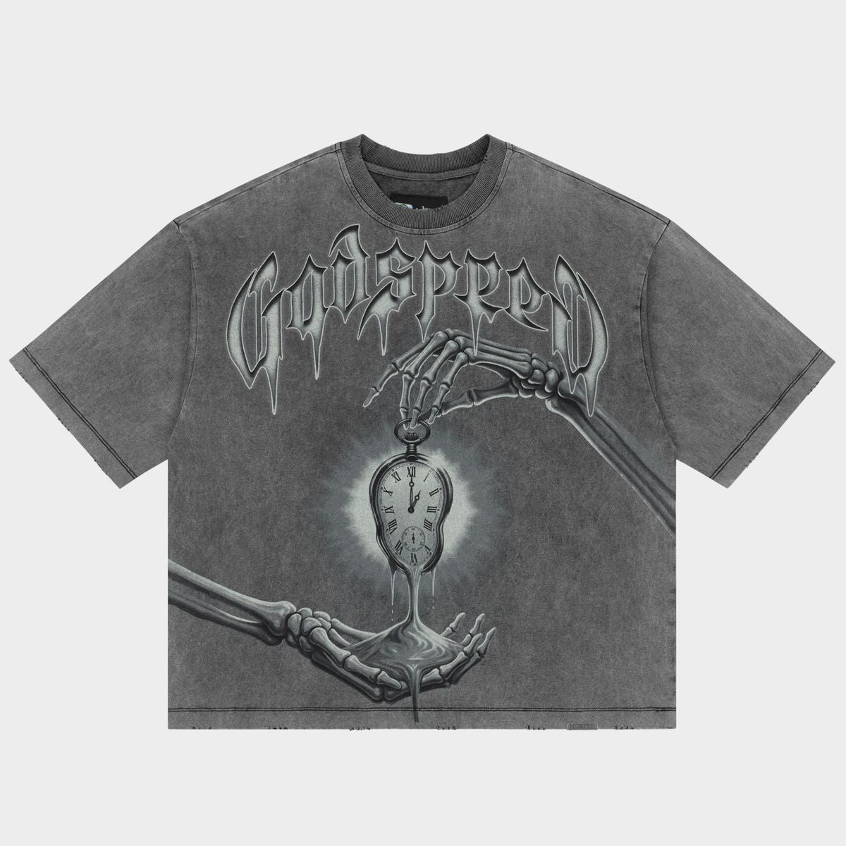 Godspeed Borrowed Time Tee Grey wash