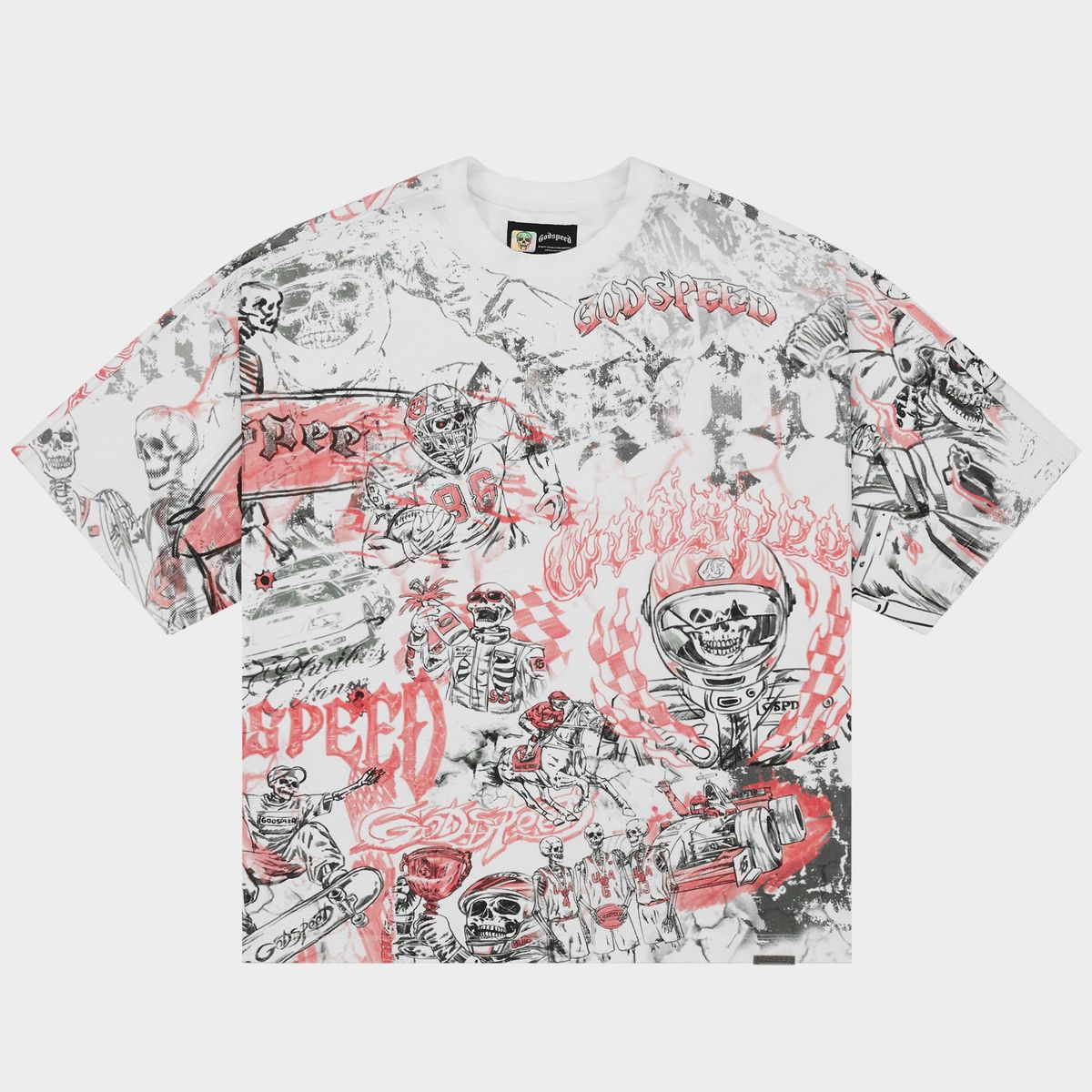 Godspeed Sketch Archive Tee White