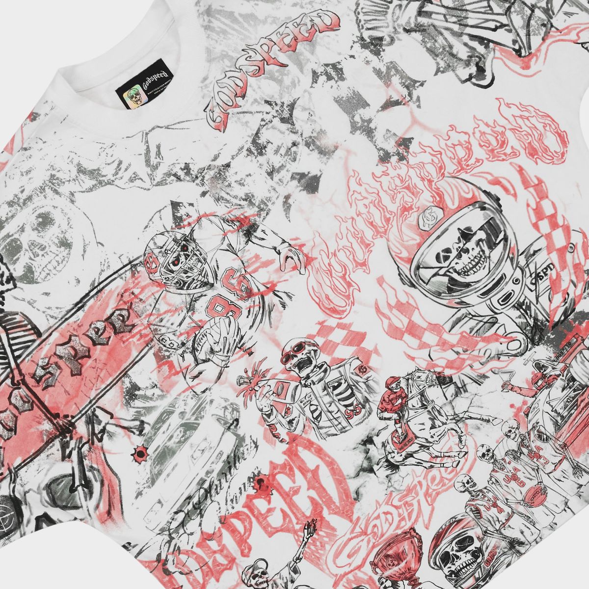 Godspeed Sketch Archive Tee White