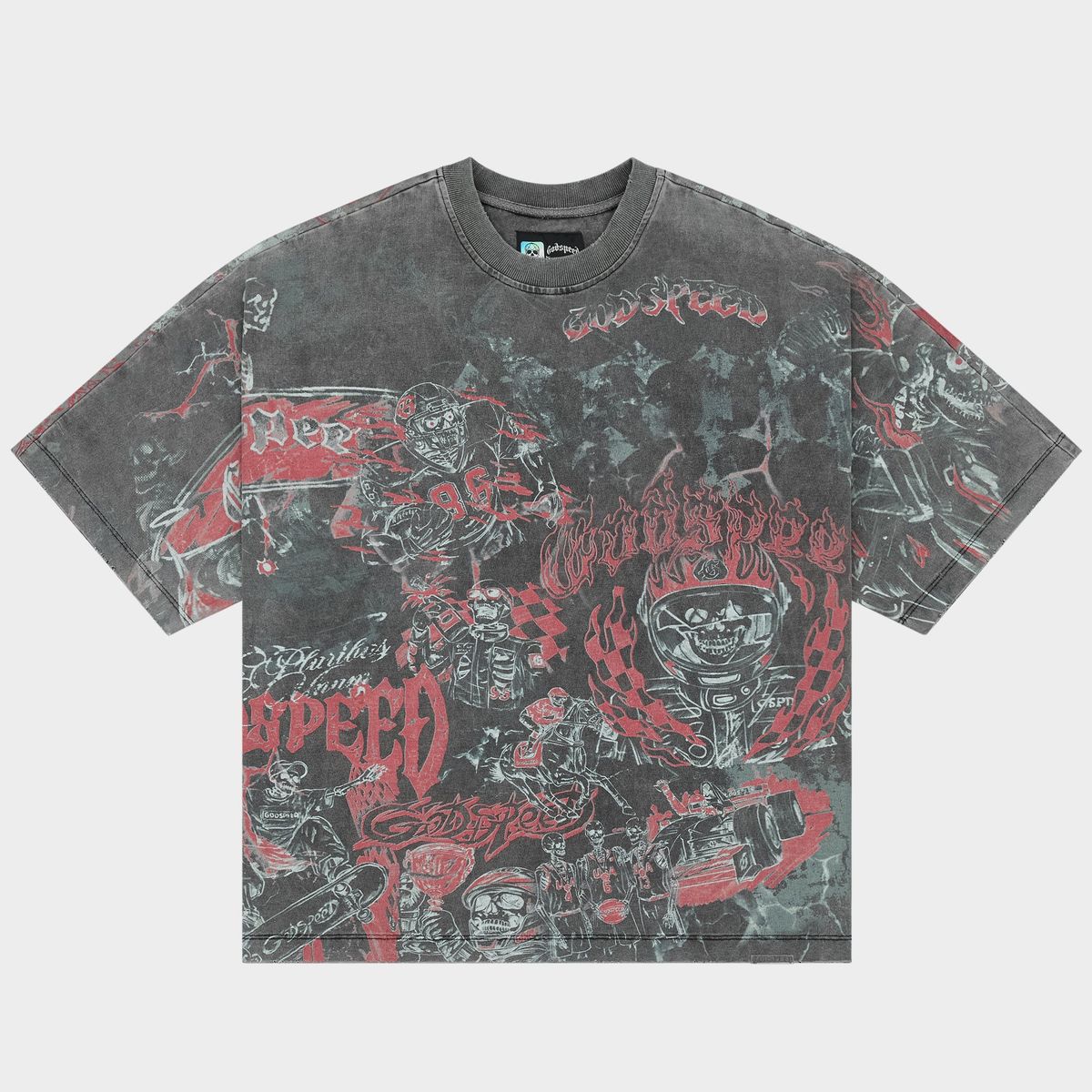 Godspeed Sketch Archive Tee Grey Wash