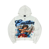 Mixed Emotion “Cupid’s Arrow” Hoodie White