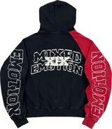 Mixed Emotion “Split Decision” Hoodie Red