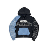 Mixed Emotion “Split Decision” Hoodie Blue