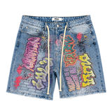 Duaa Orchard Short Blue