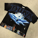 Duaa Cascade Tee Black