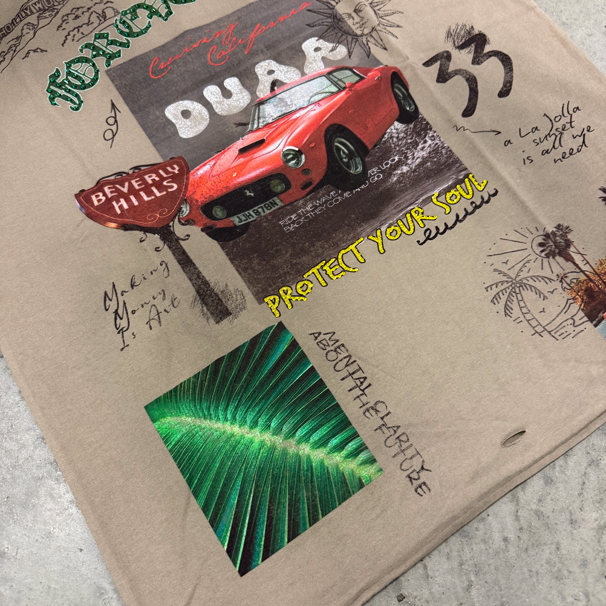 Duaa So Cal CutOff Tee Sand