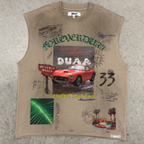 Duaa So Cal CutOff Tee Sand