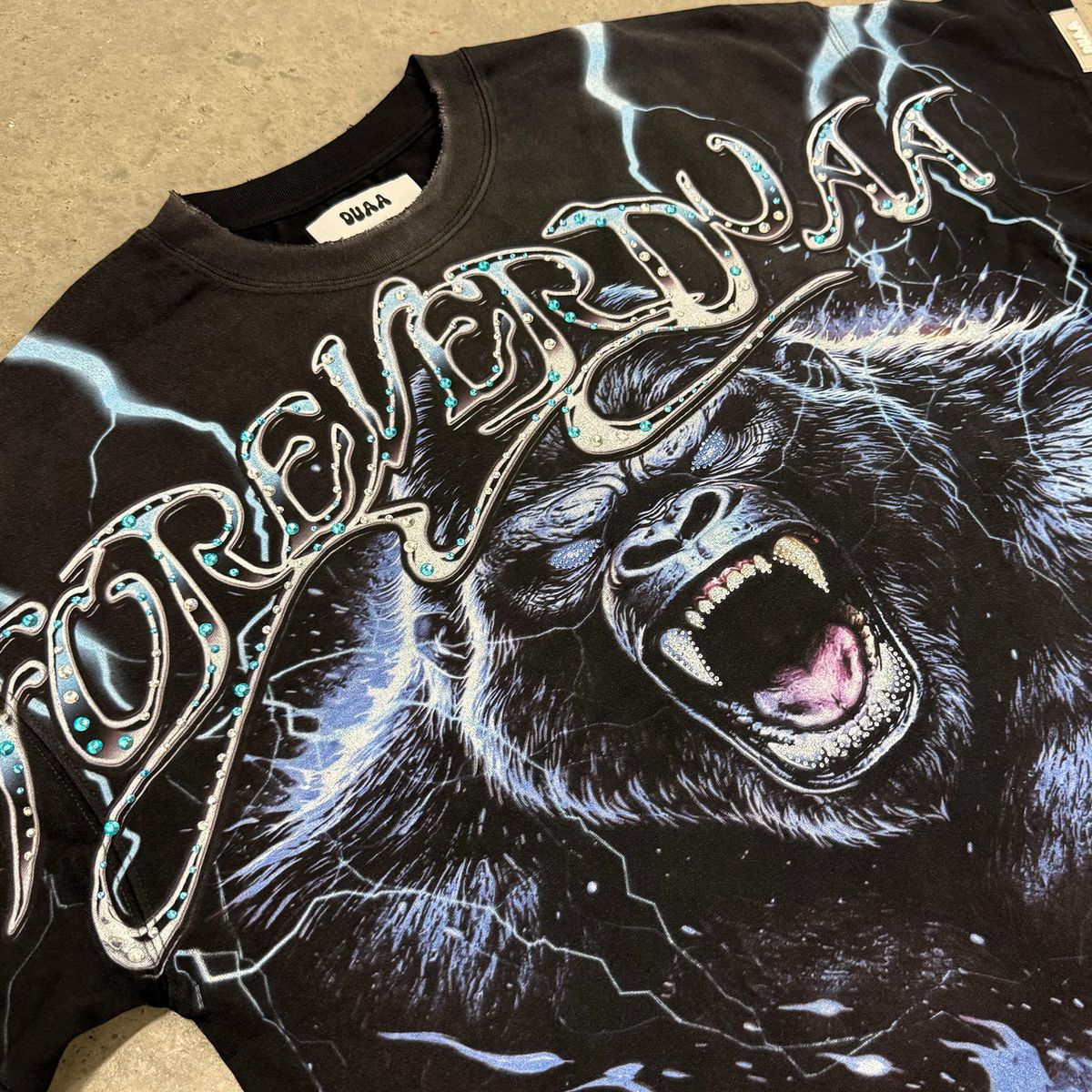 Duaa Electric Tee Black