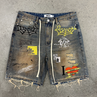Duaa Sunset Denim Shorts Vintage Amber Wash