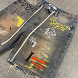Duaa Sunset Denim Shorts Vintage Amber Wash