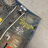 Duaa Sunset Denim Shorts Vintage Amber Wash
