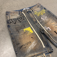 Duaa Sunset Denim Shorts Vintage Amber Wash