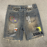 Duaa Sunset Denim Shorts Vintage Amber Wash