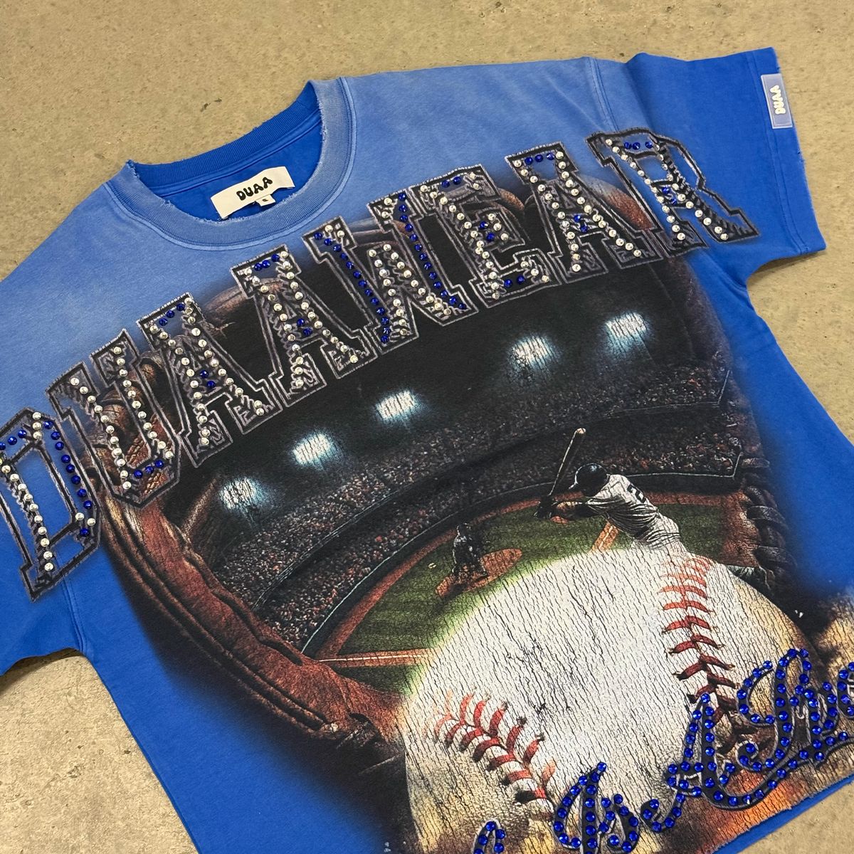 Duaa Homerun Tee Blue
