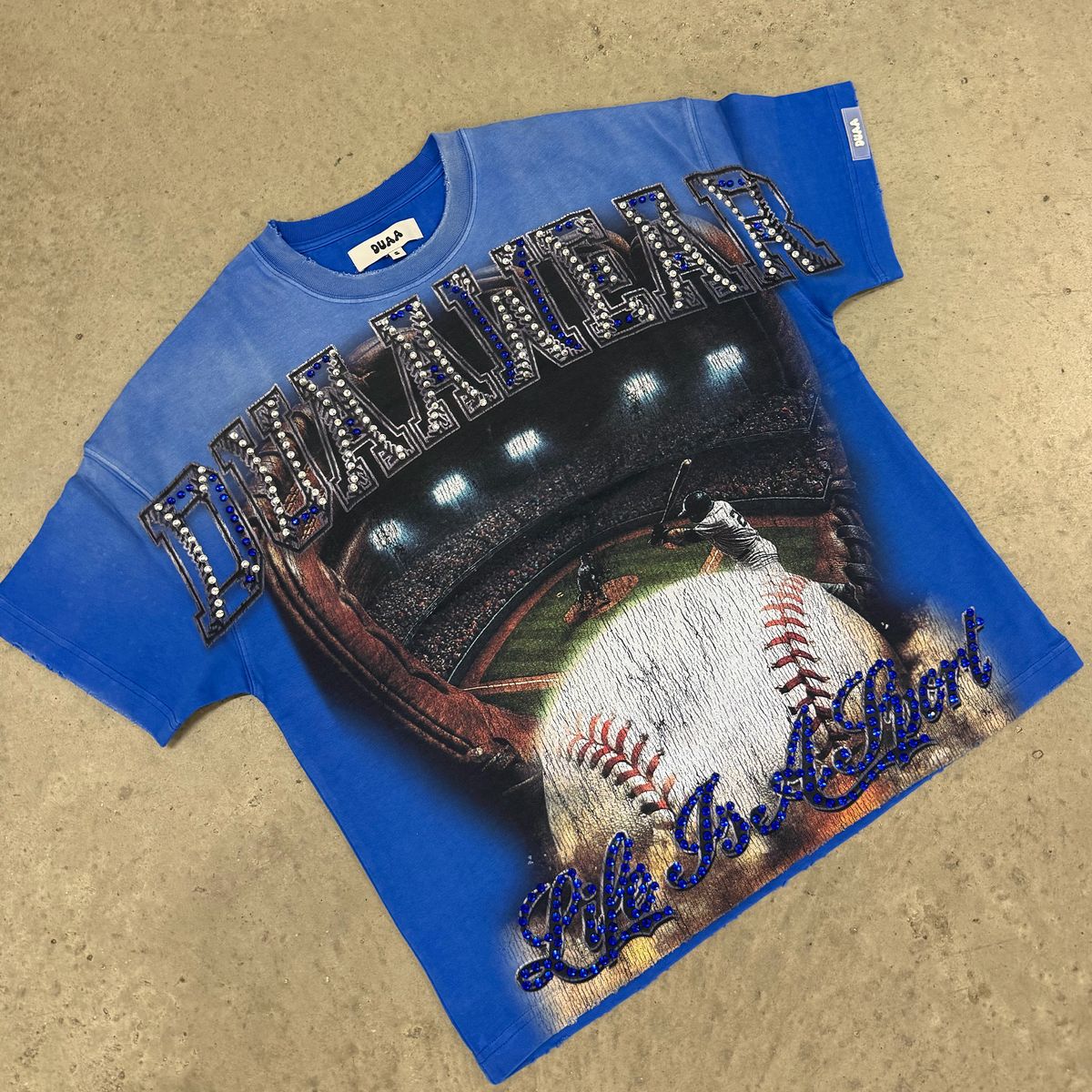 Duaa Homerun Tee Blue