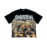 Mixed Emotion “Angel Whispers” Tee Black