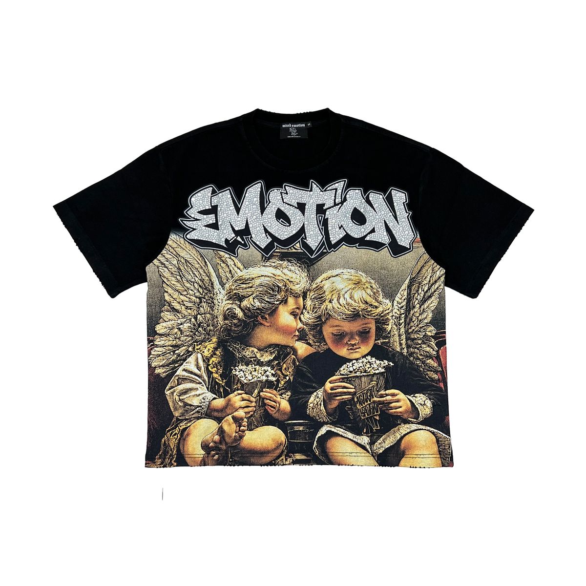 Mixed Emotion “Angel Whispers” Tee Black
